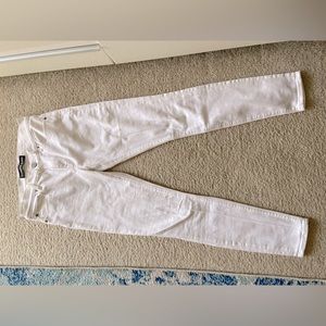 White Denim Pants